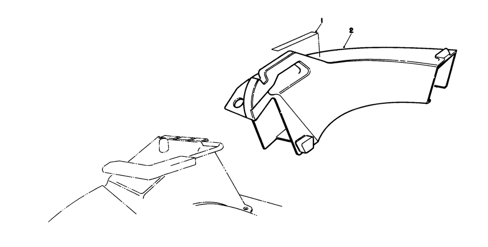 Side Discharge Chute Model No. 59110 (Optional) Diagram and Parts List for 20581C 8000001 - 8999999 Toro Lawn Mower