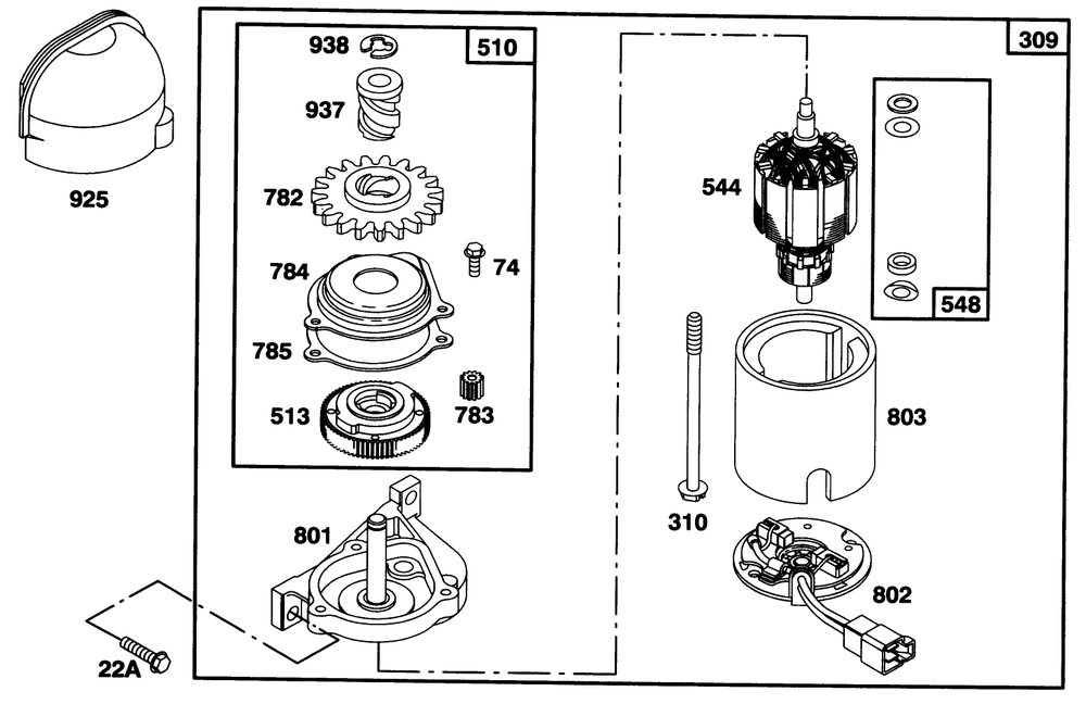 Engine Gts 150 Diagram and Parts List for 20821B 6900001 - 6999999 Toro Lawn Mower