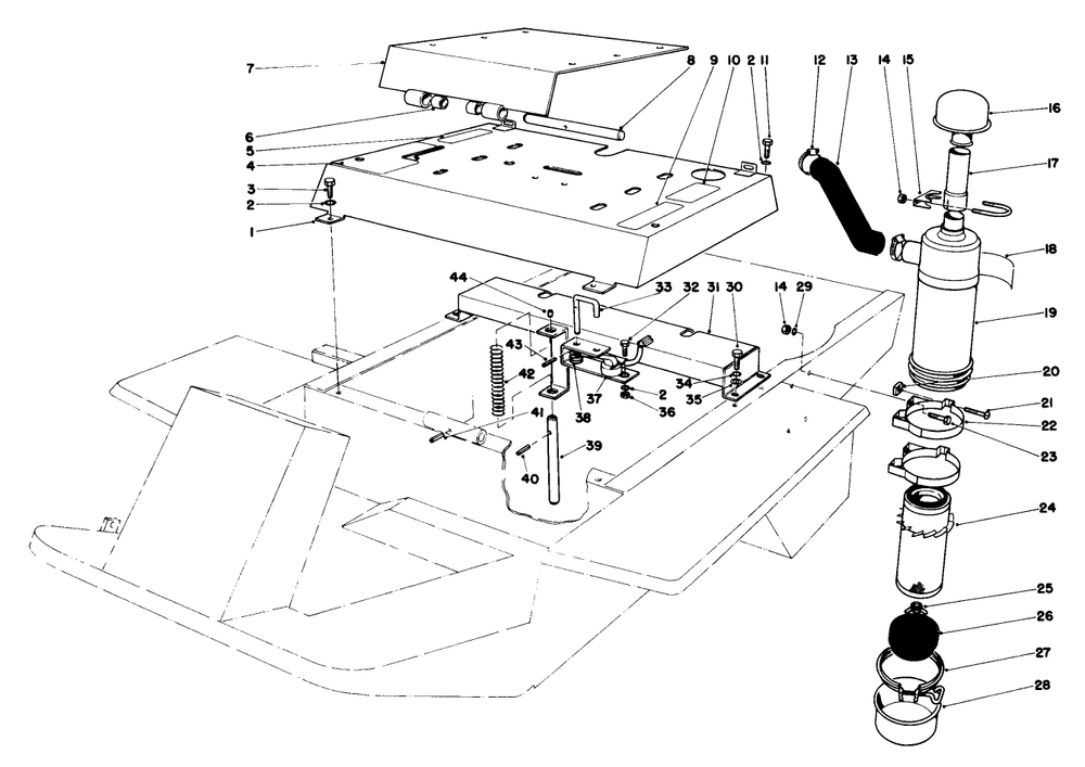 Frame And Wheels Diagram and Parts List for 74182 (891200-891564)(1998) Toro Lawn Tractor