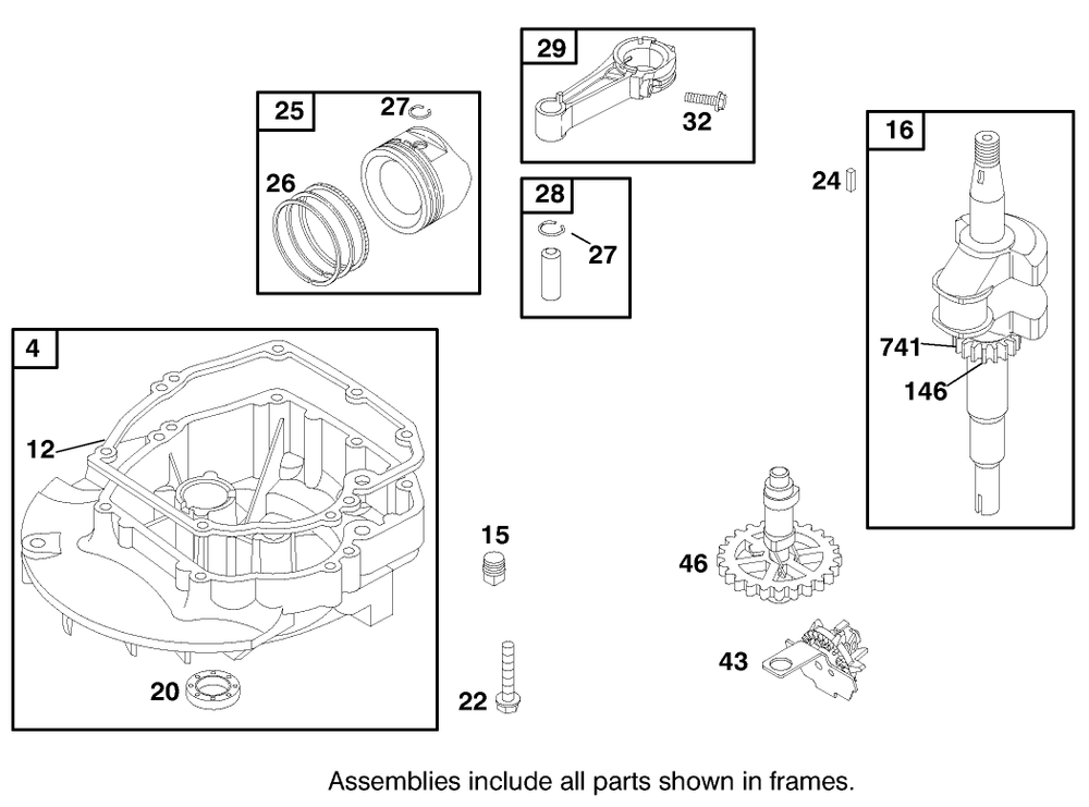 Engine Gts 200 Diagram and Parts List for 20824 9900001 - 9999999 Toro Lawn Mower