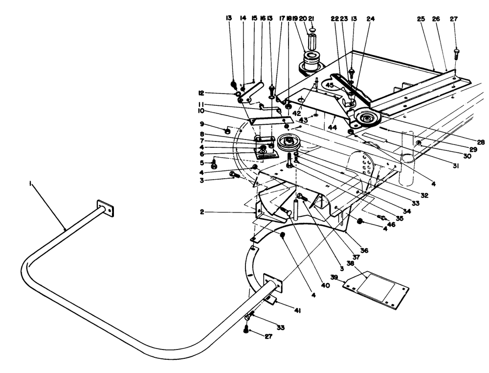 Grass Collector Model 30561 (Optional) (Continued) Used On Units With-Serial No. 90001 Thru 90200 Diagram and Parts List for 30798 9000001 - 9999999 Toro Lawn Tractor