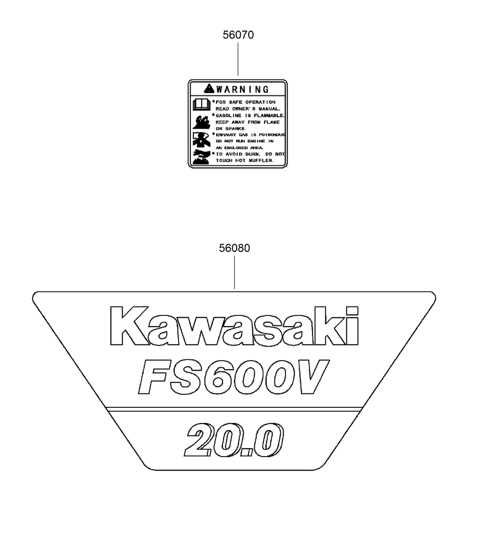 Label Set Diagram and Parts List for 22973G 400000000 - 401999999 Toro Lawn Tractor Accessories