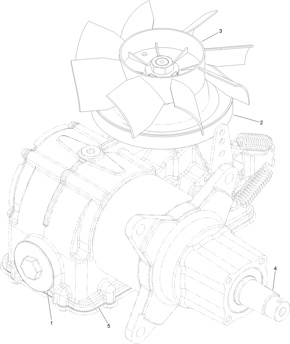 Rh Hydro Transaxle Assembly No. 132-8803 Diagram and Parts List for 68138HD 404320000 - 405399999 Toro Lawn Tractor Accessories