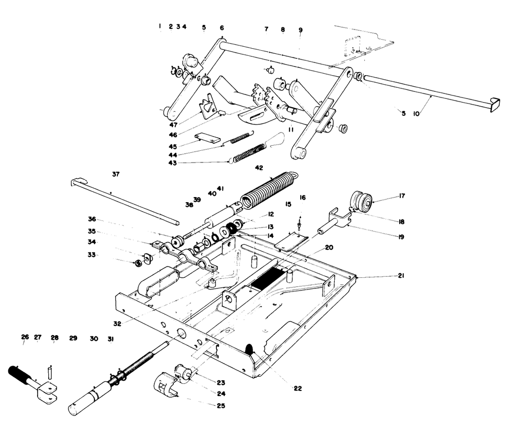 Deluxe Seat Kit Model No. 30766 (Continued) Diagram and Parts List for 30760 90001 - 99999 Toro Lawn Tractor