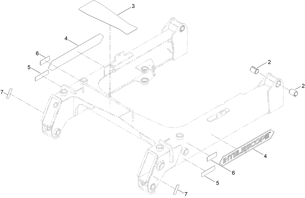 Upper Loader Arm Assembly No. 140-6062 Diagram and Parts List for 22370 413000000 - 414487256 Toro Lawn Tractor Accessories