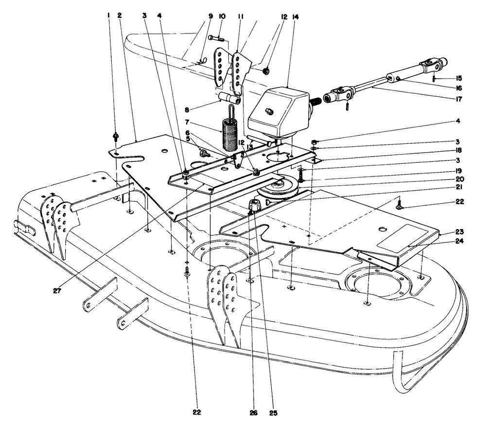 Cutting Unit Model No. 30555 (Continued) Diagram and Parts List for 30555 5000001 - 5999999 Toro Lawn Mower