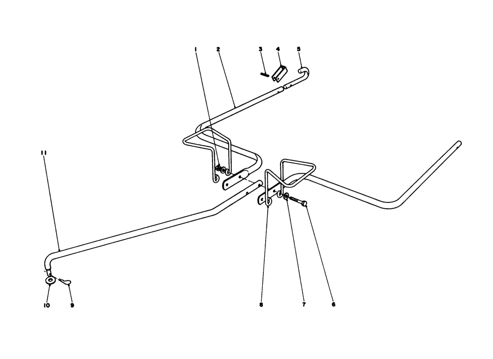 Hitch Kit (Model 59087)(Optional) Diagram and Parts List for 62923 5000001 - 5999999 Toro Leaf Blower / Vacuum