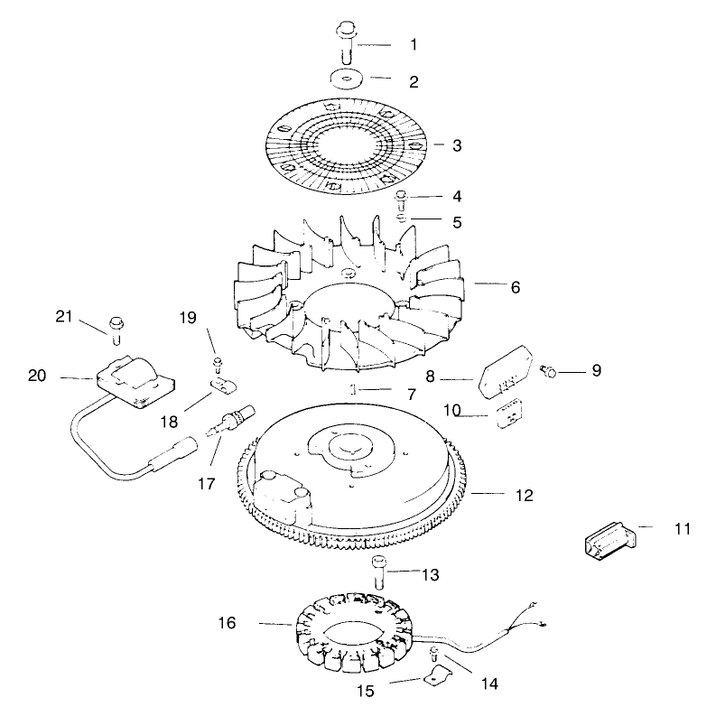 Ignition/Electrical Engine Kohler Model No. Cv14s-1429 Diagram and Parts List for 30187 790001 - 795000 Toro Lawn Tractor Accessories