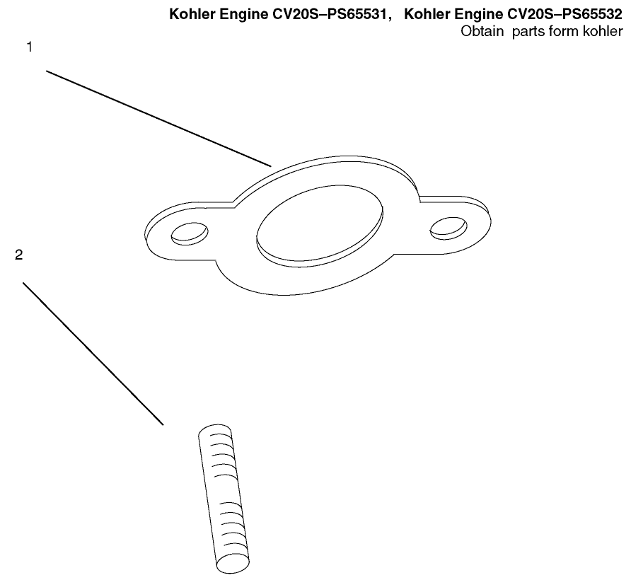 Exhaust Diagram and Parts List for 72115 9900001 - 9999999 Toro Lawn Tractor