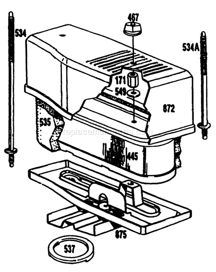 Page C Diagram and Parts List for 30103 9000001-9999999 - 1989 Toro Lawn Mower