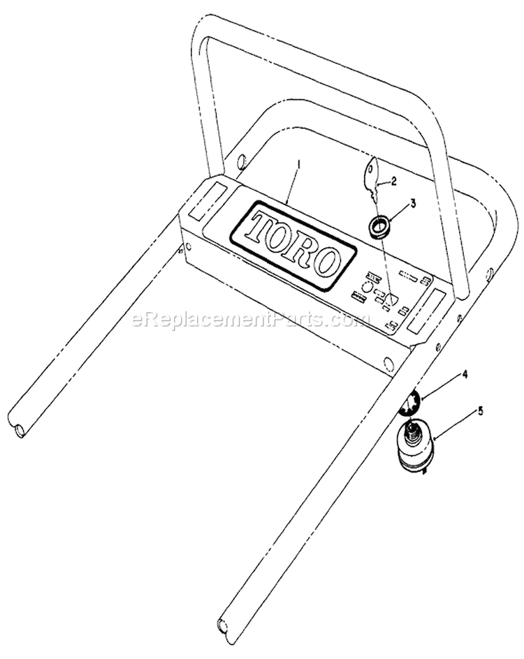 Page O Diagram and Parts List for 30111 6000001-6999999 - 1986 Toro Lawn Mower