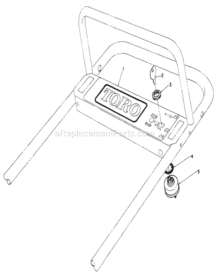Page G Diagram and Parts List for 30111 7000001-7999999 - 1987 Toro Lawn Mower