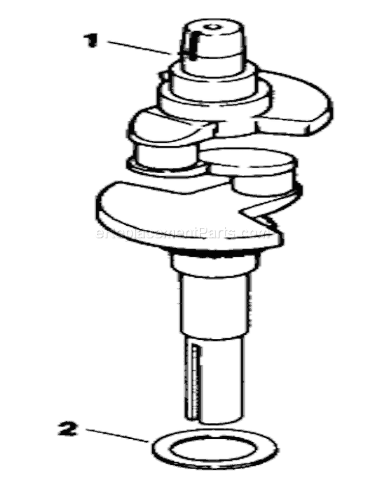 Crankcase-Engine Kohler Diagram and Parts List for 30117 1000001-1999999 - 1991 Toro Lawn Mower