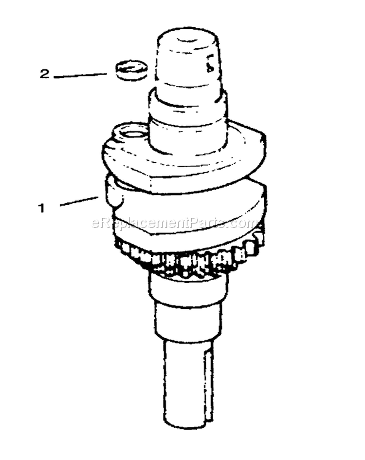 Crankshaft-Engine Kohler Diagram and Parts List for 30157 490001-499999 - 1994 Toro Lawn Mower