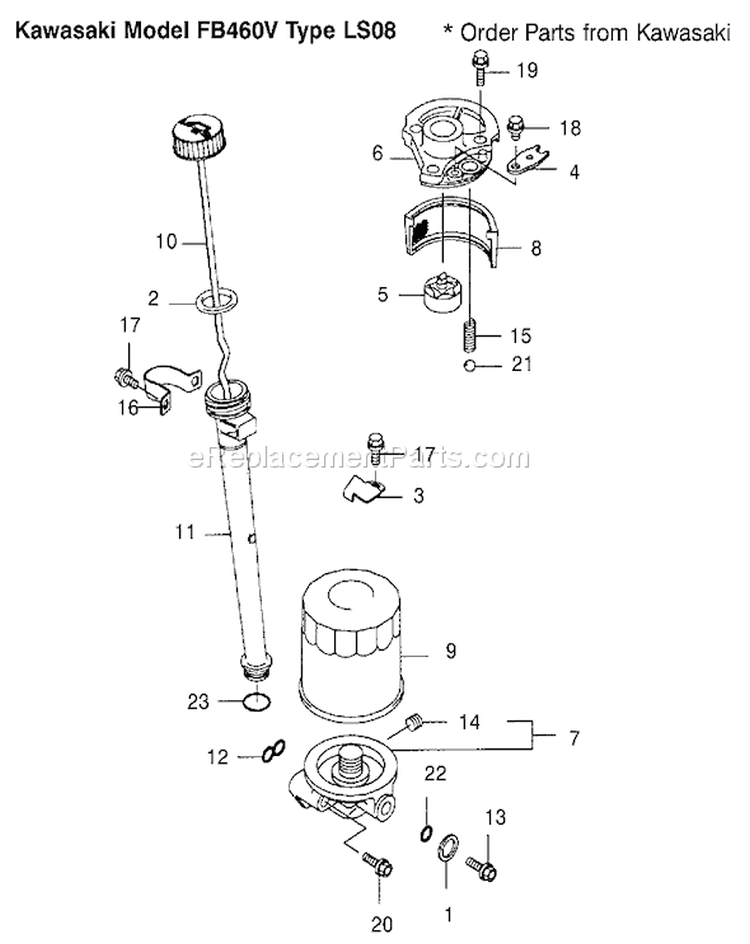 Lubrication Equipment Diagram and Parts List for 30165 200000001-200999999 - 2000 Toro Lawn Mower