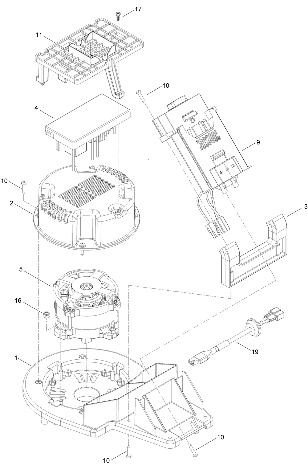 Motor Assembly No. 147-4200 Diagram and Parts List for 21620 400000000 - 999999999 Toro Lawn Mower