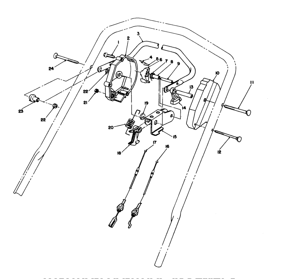 Traction Control Assembly Diagram and Parts List for 26622 0000001 - 0003100 Toro Lawn Mower