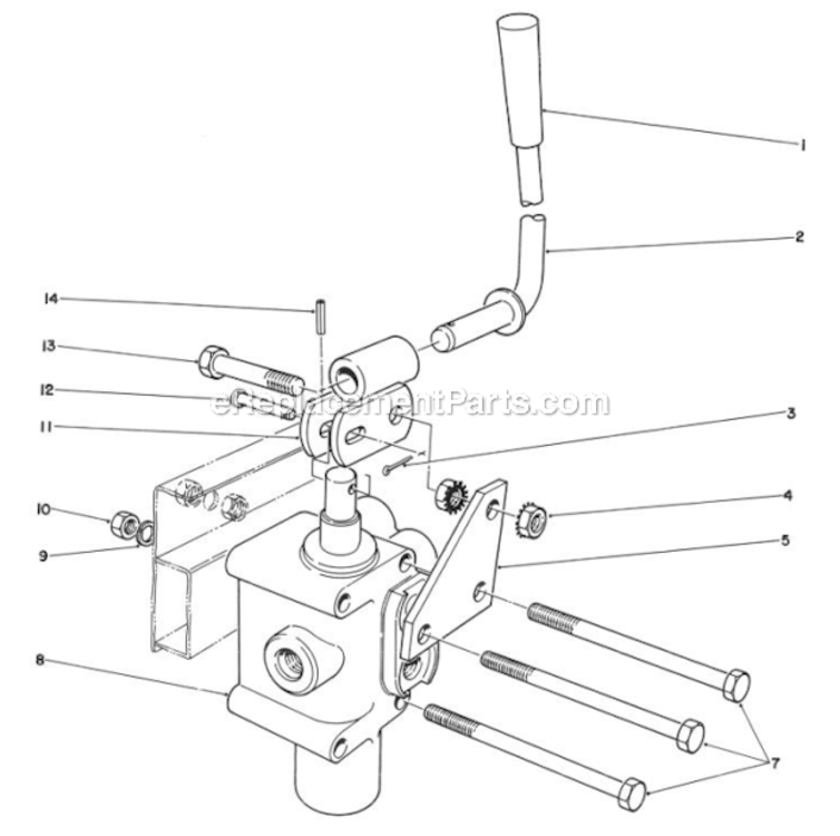 Valve_Assembly Diagram and Parts List for 30798 2000001-2999999 Toro Lawn Mower