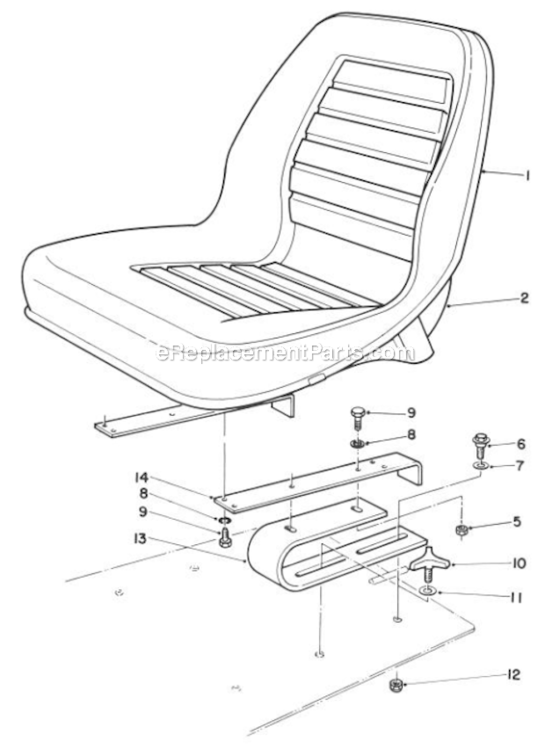Page AF Diagram and Parts List for 30798 2000001-2999999 Toro Lawn Mower
