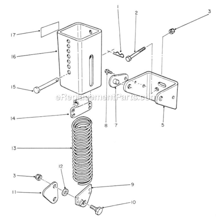 Page AS Diagram and Parts List for 30798 2000001-2999999 Toro Lawn Mower