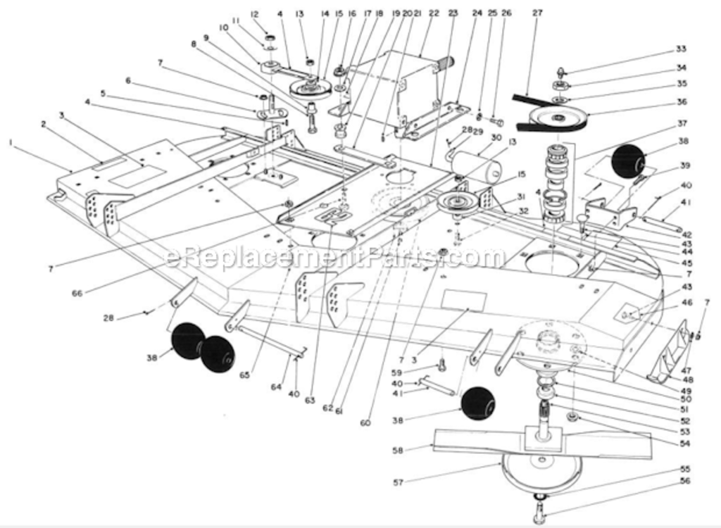 Page AU Diagram and Parts List for 30798 2000001-2999999 Toro Lawn Mower