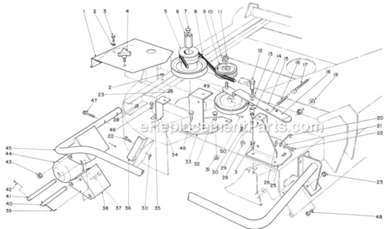 Page Ah Diagram and Parts List for 30798 2000001-2999999 Toro Lawn Mower