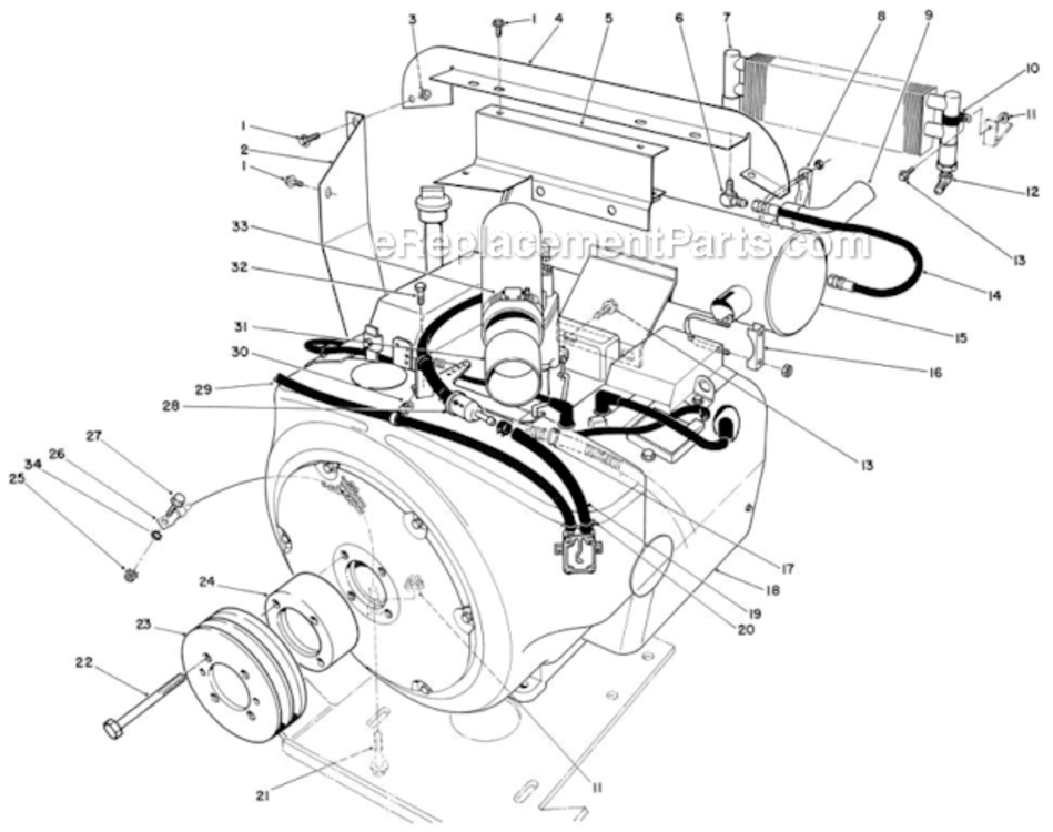 Rear_Axle_Assembly Diagram and Parts List for 30798 2000001-2999999 Toro Lawn Mower