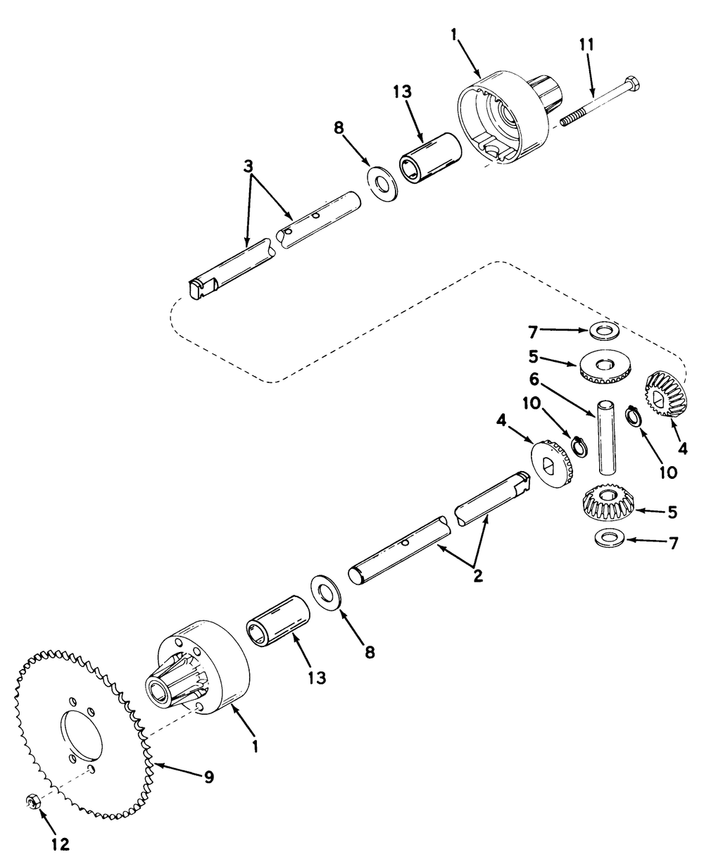 Differential Model 120 Diagram and Parts List for 57051 9000001 - 9999999 Toro Lawn Tractor