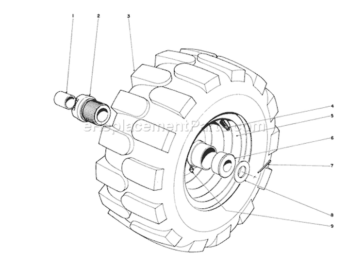 Page J Diagram and Parts List for 31756 3000001-3999999 - 1973 Toro Snow Blower