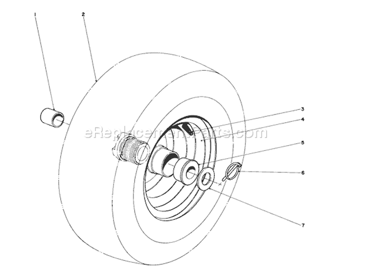 Page H Diagram and Parts List for 31995 6000001-6999999 - 1976 Toro Snow Blower