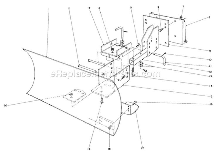 Page F Diagram and Parts List for 31995 7000001-7999999 - 1977 Toro Snow Blower