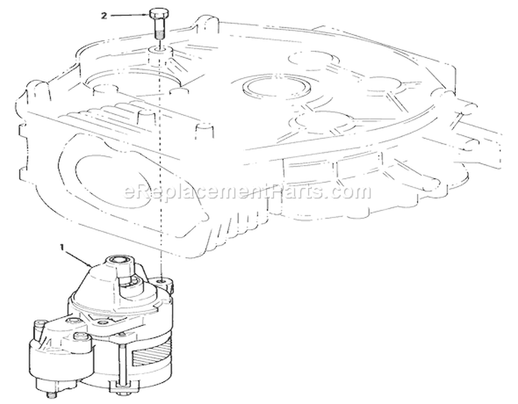12hp Engine Starter Assembly Diagram and Parts List for 32-12O5A1 1000001-1999999 - 1991 Toro Lawn Tractor