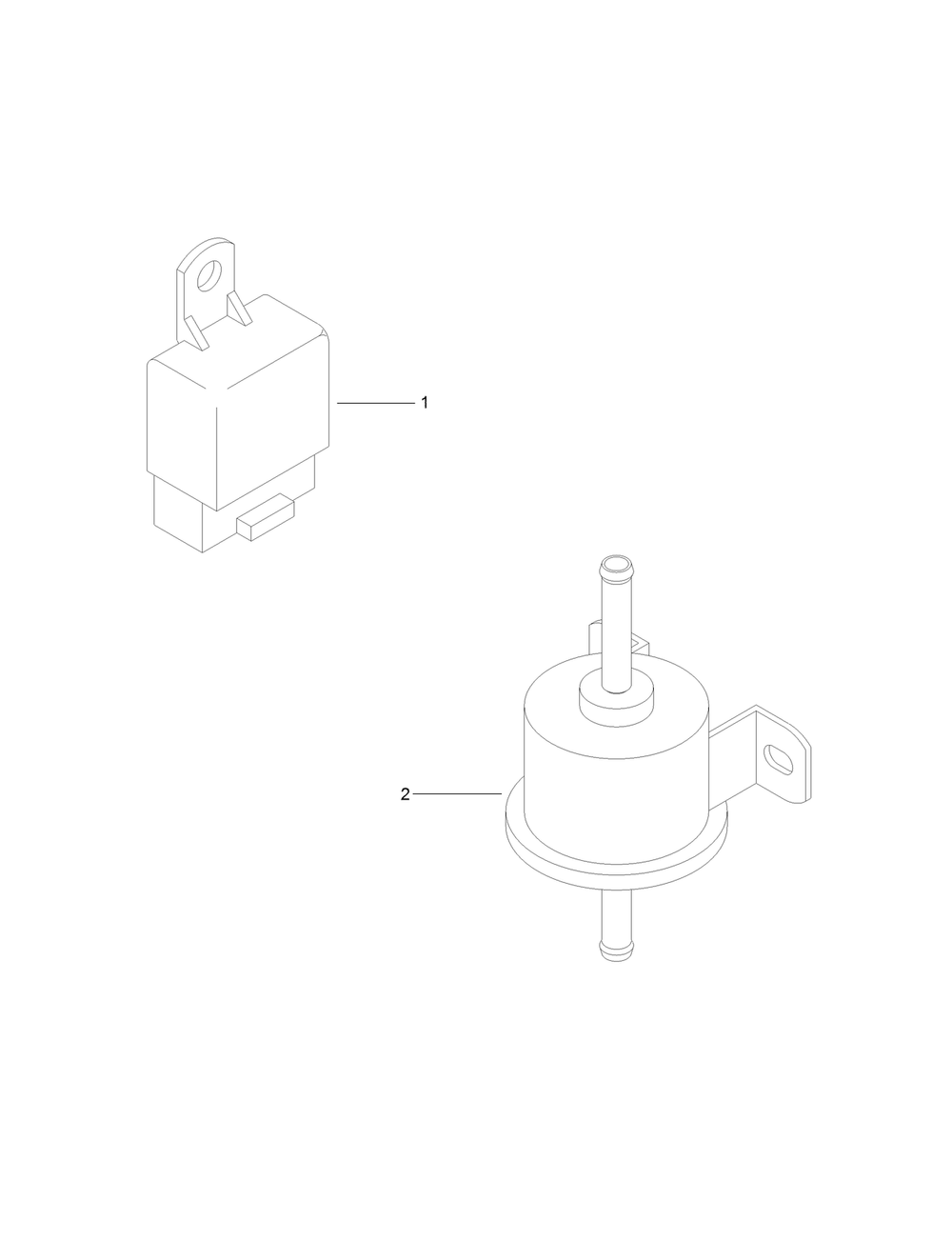 Miscellaneous Engine Parts Diagram and Parts List for 23803 400000000 - 999999999 Toro Lawn Tractor Accessories