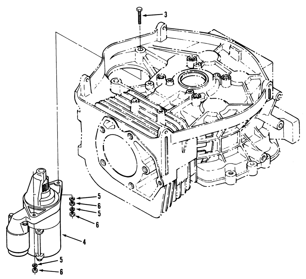 14hp Engine Starter Assembly Diagram and Parts List for 22-14OE02 2000001 - 2999999 Toro Lawn Tractor