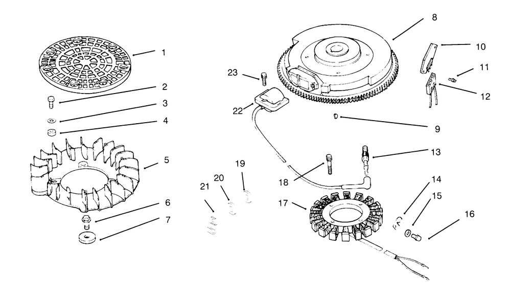 Ignition/Electrical (Kohler Engine Cv16s-Ps61514) Diagram and Parts List for 72042 5900001 - 5900796 Toro Lawn Tractor