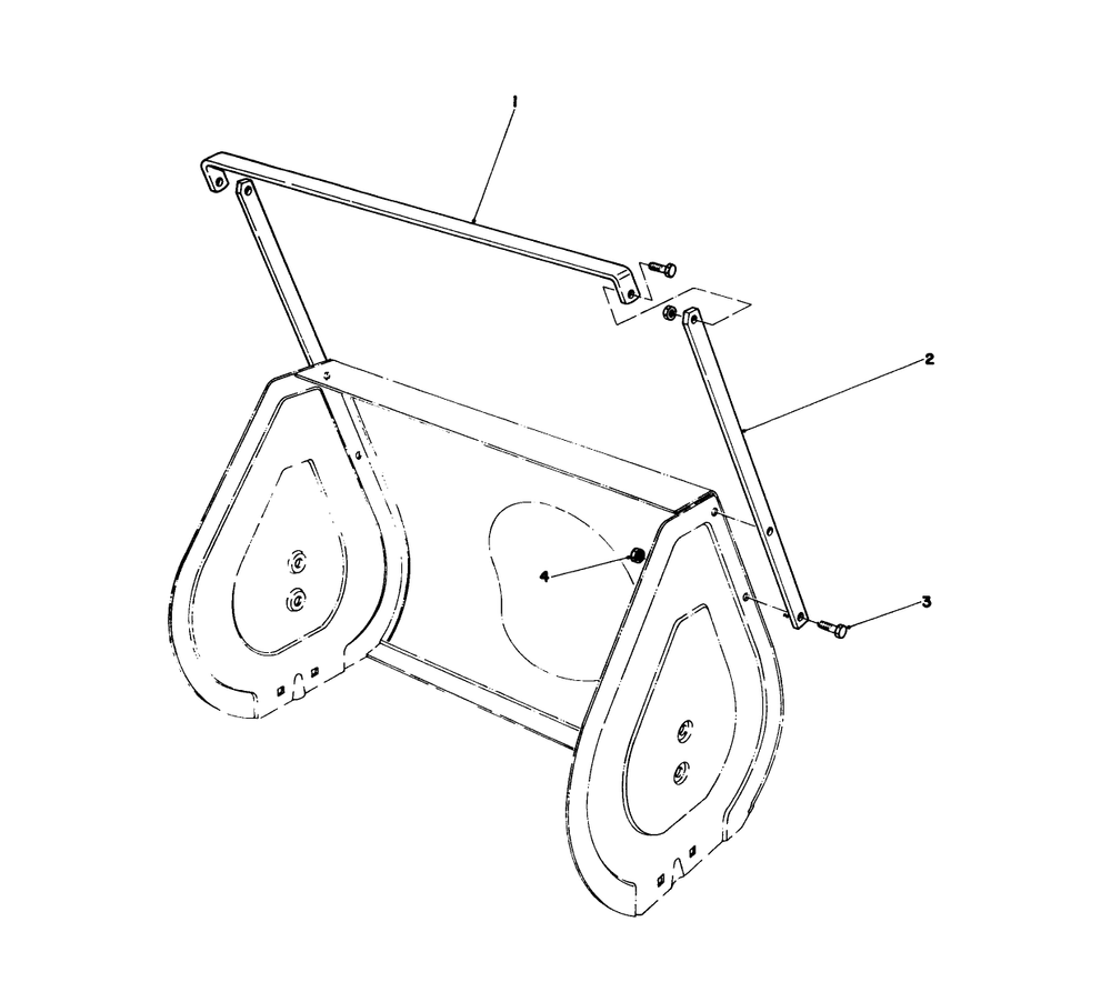 Drift Breaker No. 37-7020 (Optional) Diagram and Parts List for 38052 5000001 - 5999999 Toro Snow Blower