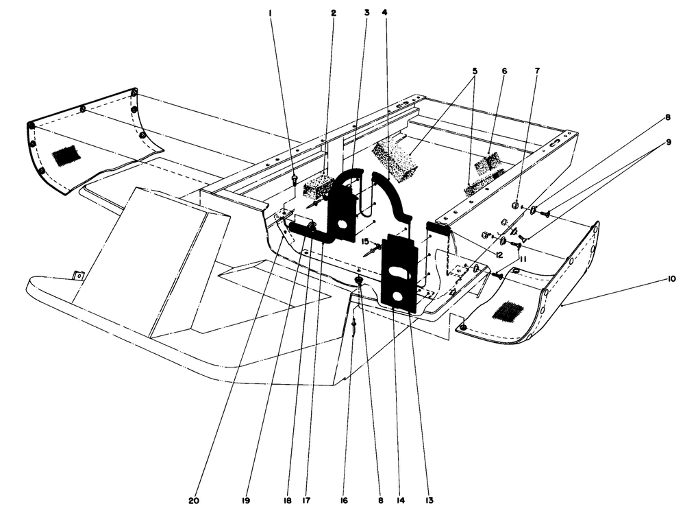 Engine Shield Kit Model No. 30563 Diagram and Parts List for 30798 9000001 - 9999999 Toro Lawn Tractor