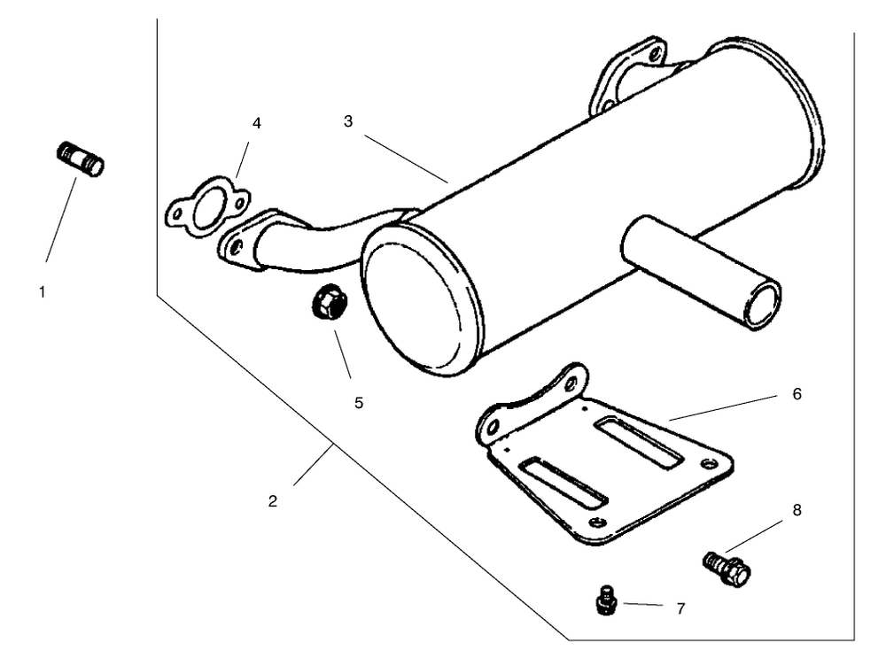 Group 11-Exhaust Diagram and Parts List for 22300 890001 - 899999 Toro Lawn Tractor Accessories