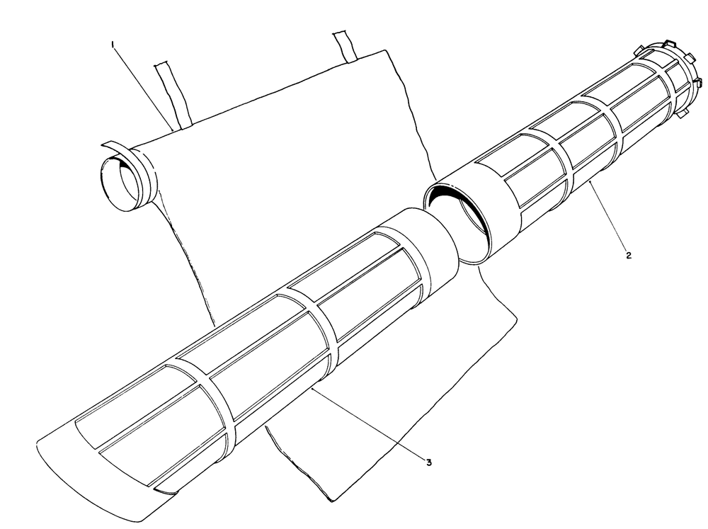 Rake-O-Vac Bagging Kit Model No. 51531 Diagram and Parts List for 51535 0000001 - 0999999 Toro Leaf Blower / Vacuum