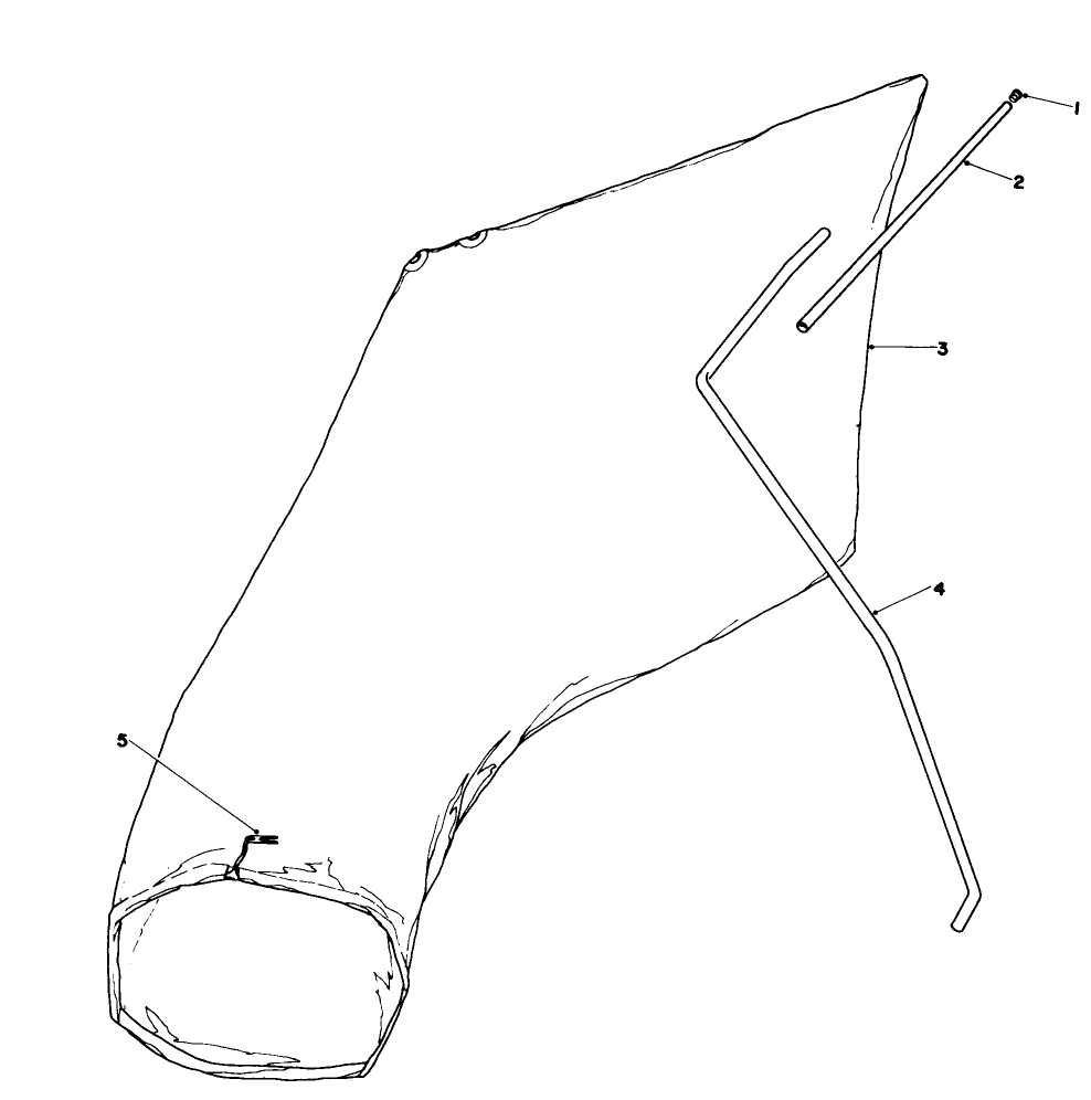 Giant Bagging Kit No. 29-9750 (Optional) Diagram and Parts List for 16165 3000001 - 3999999 Toro Lawn Mower