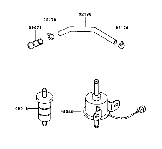 Fuel-Tank/Fuel-Valve Diagram and Parts List for 74213 (220000001-220999999)(2002) Toro Lawn Mower