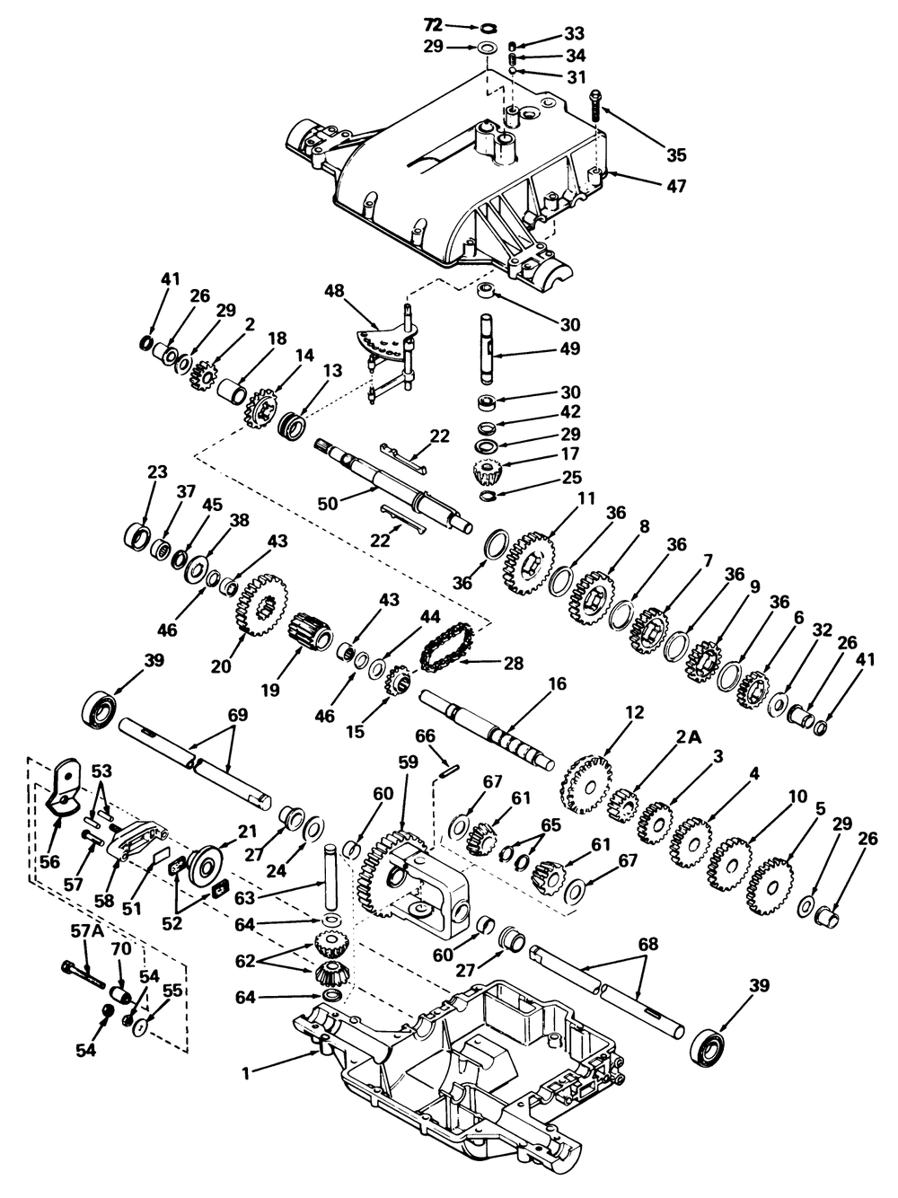 Peerless Transaxle Model 801c Diagram and Parts List for 57357 3000001 - 3999999 Toro Lawn Tractor