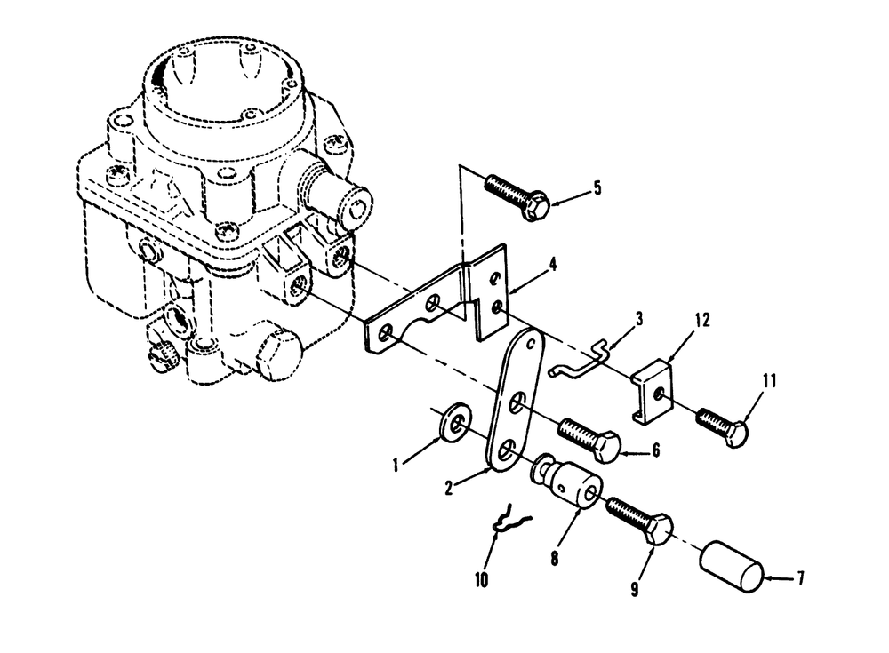 Choke Linkage Diagram and Parts List for 73421 3900001 - 3999999 Toro Lawn Tractor
