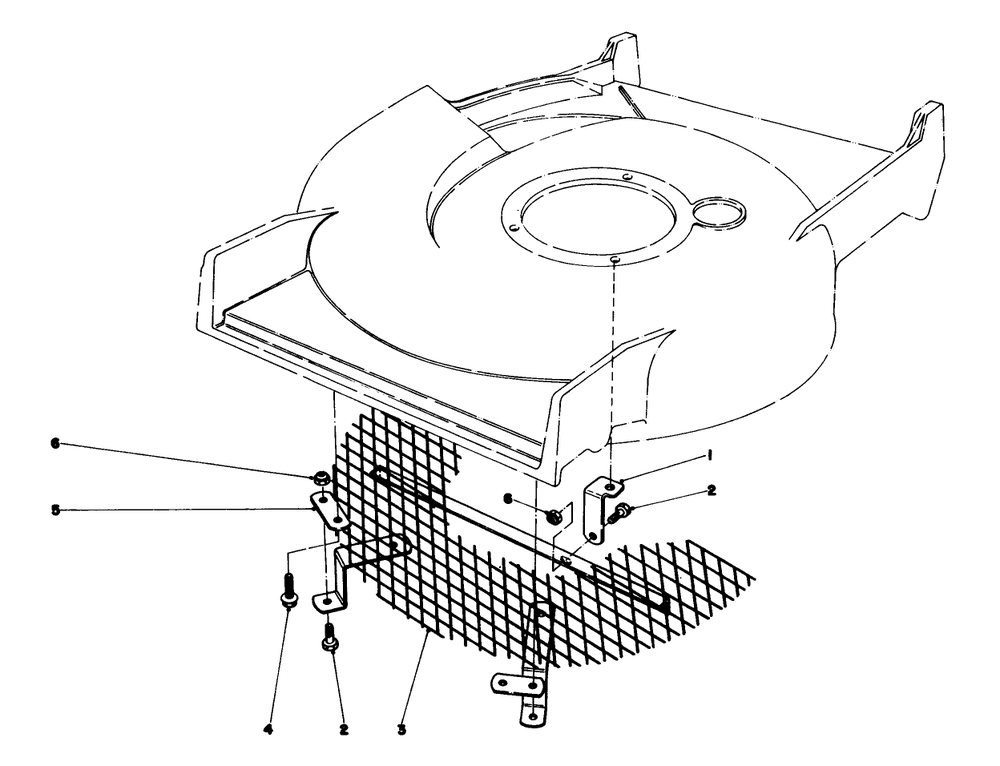 Leaf Shredder Kit No. 59105 (Optional) Diagram and Parts List for 20790 1000001 - 1999999 Toro Lawn Mower
