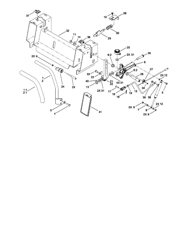 Motion Control Assembly Diagram and Parts List for 74360 310000001 AND UP Toro Lawn Mower