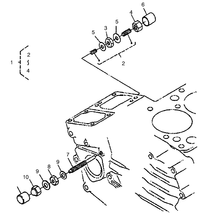 Engine Stop Lever Assembly Diagram and Parts List for 22303 990001 - 999999 Toro Lawn Tractor Accessories