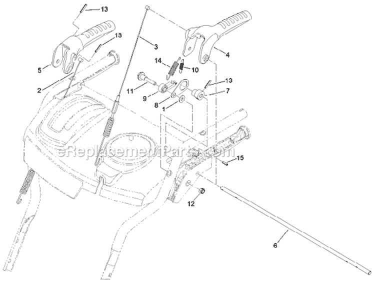 Control Diagram and Parts List for 37771 313000001-313999999 - 2013 Toro Snow Blower