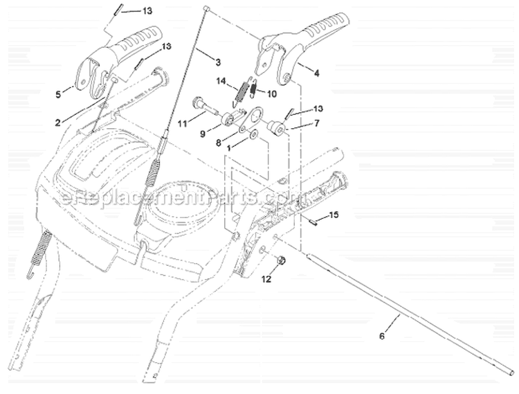 Control Diagram and Parts List for 37772 313000001-313999999 - 2013 Toro Snow Blower