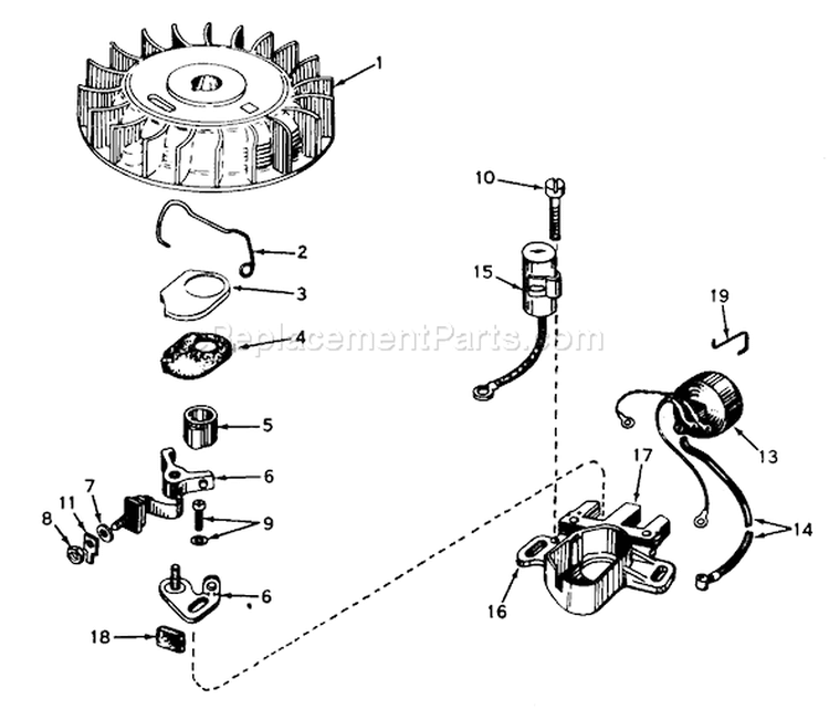 Page G Diagram and Parts List for 38020 8000001-8999999 - 1978 Toro Snow Blower