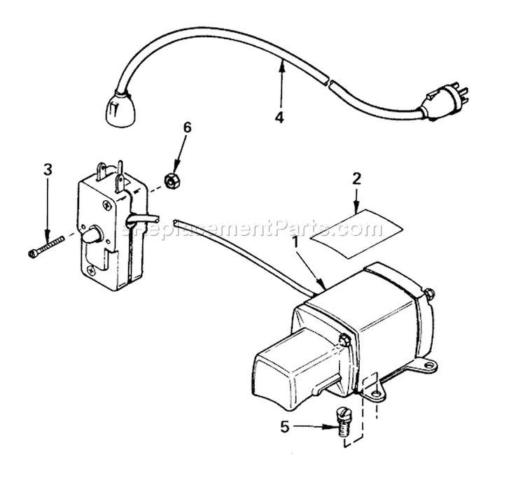 Page J Diagram and Parts List for 38035 4000001-4999999 - 1984 Toro Snow Blower